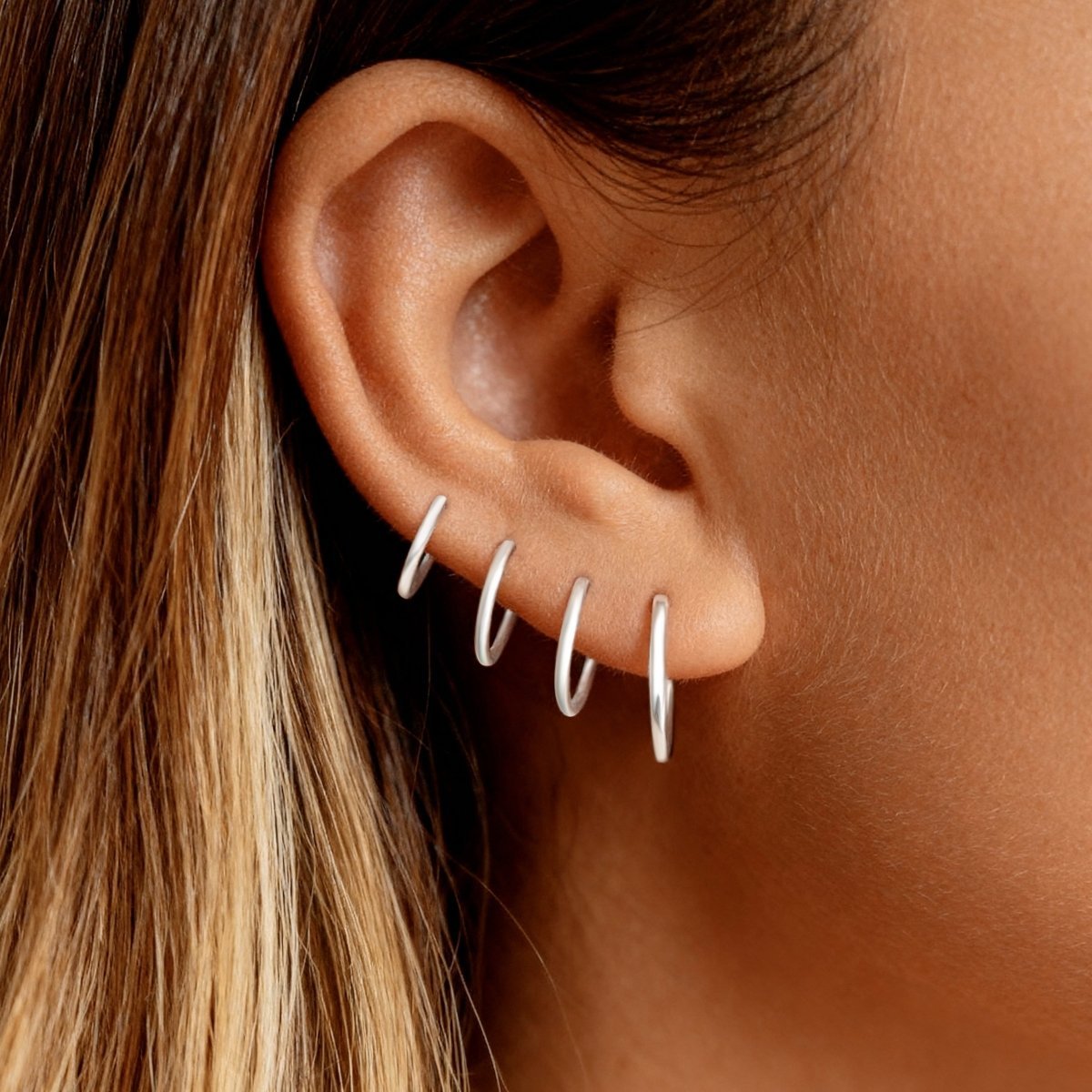 Aros de plata para mujer - LePetiteMarie