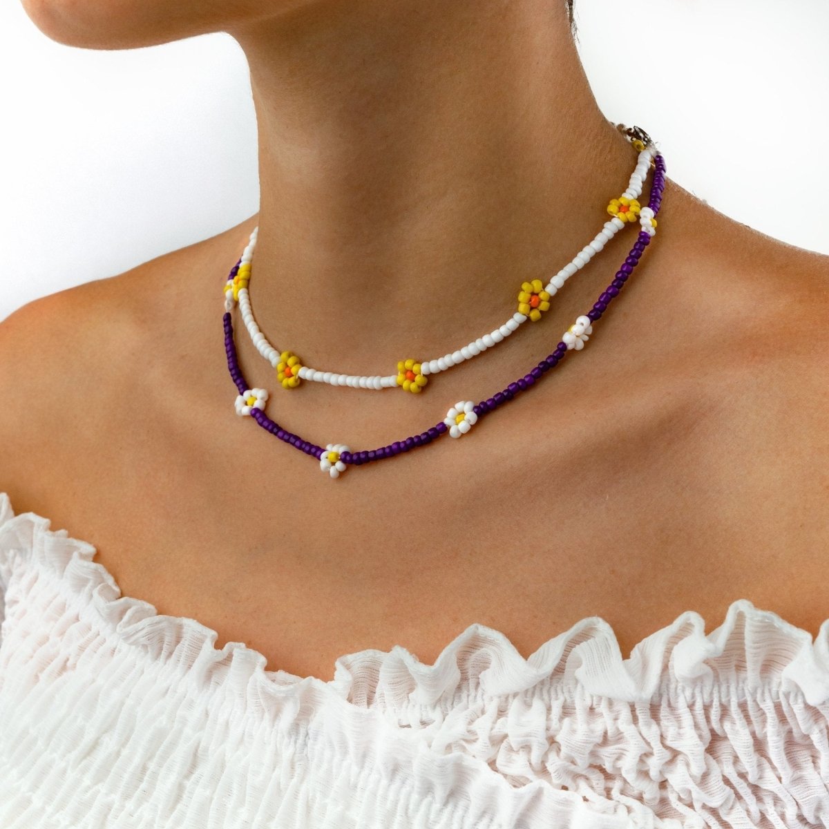 Collares flores - LePetiteMarie