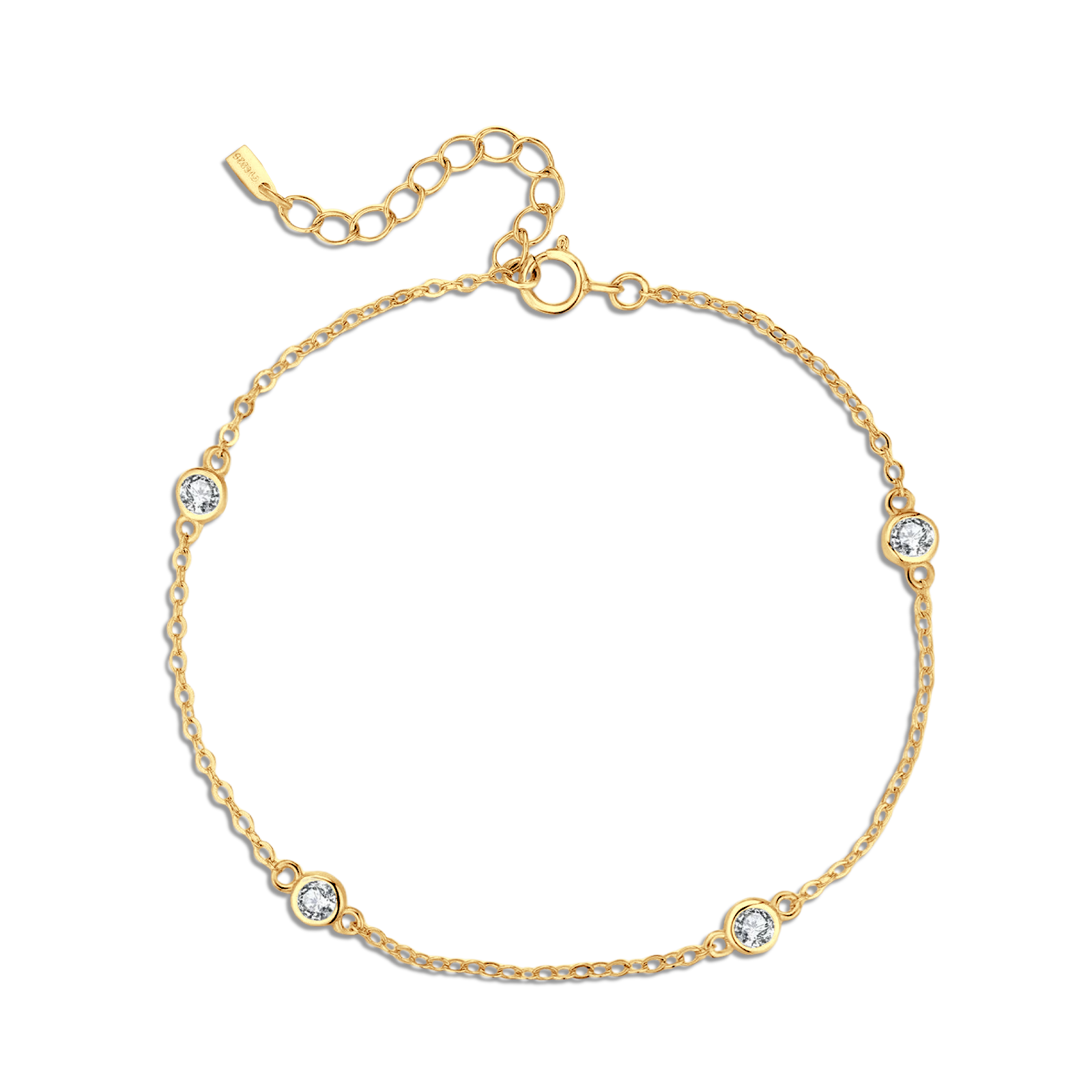Pulsera Cuatro Brillantes - LePetiteMarie