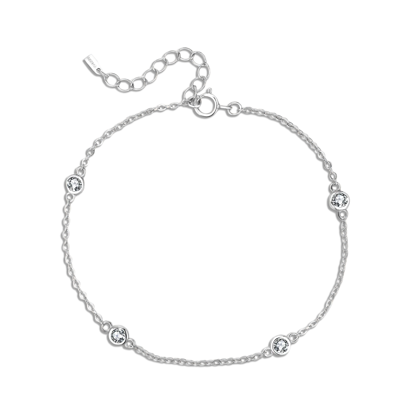 Pulsera Cuatro Brillantes - LePetiteMarie
