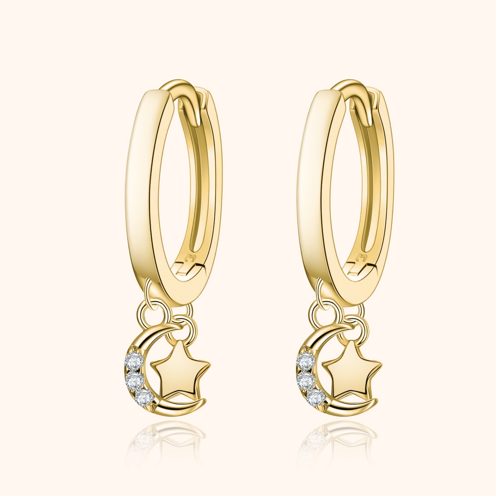 Pendientes Lunar Estelar - LePetiteMarie