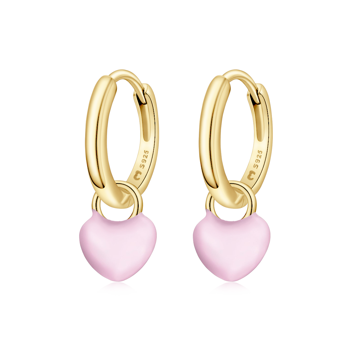 Pendientes Aros Corazón