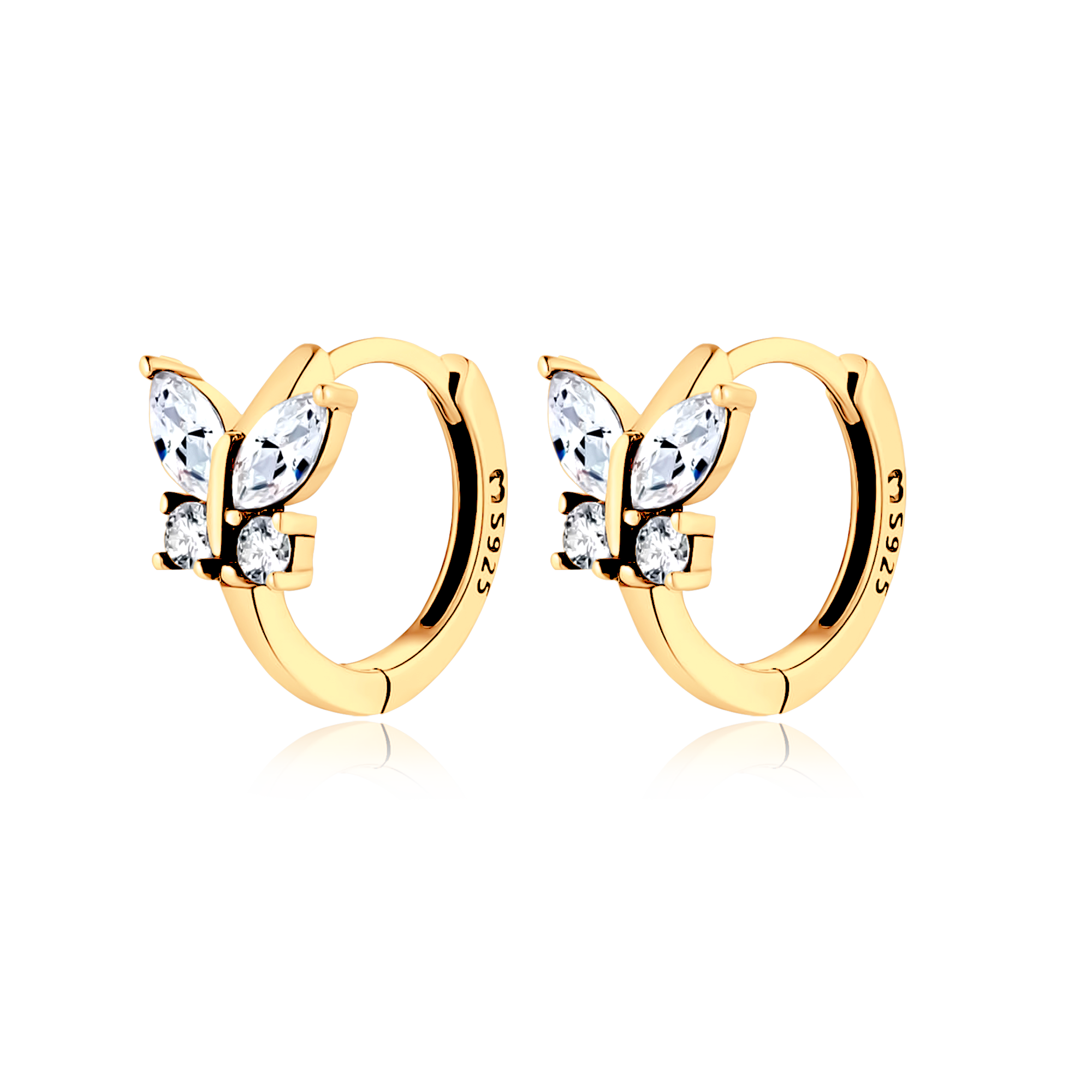 Pendientes Mariposa Cristal - LePetiteMarie