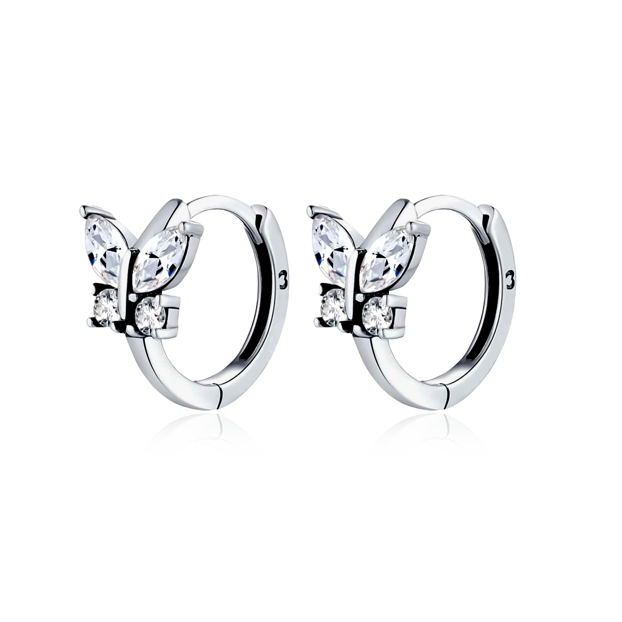 Pendientes Mariposa Cristal