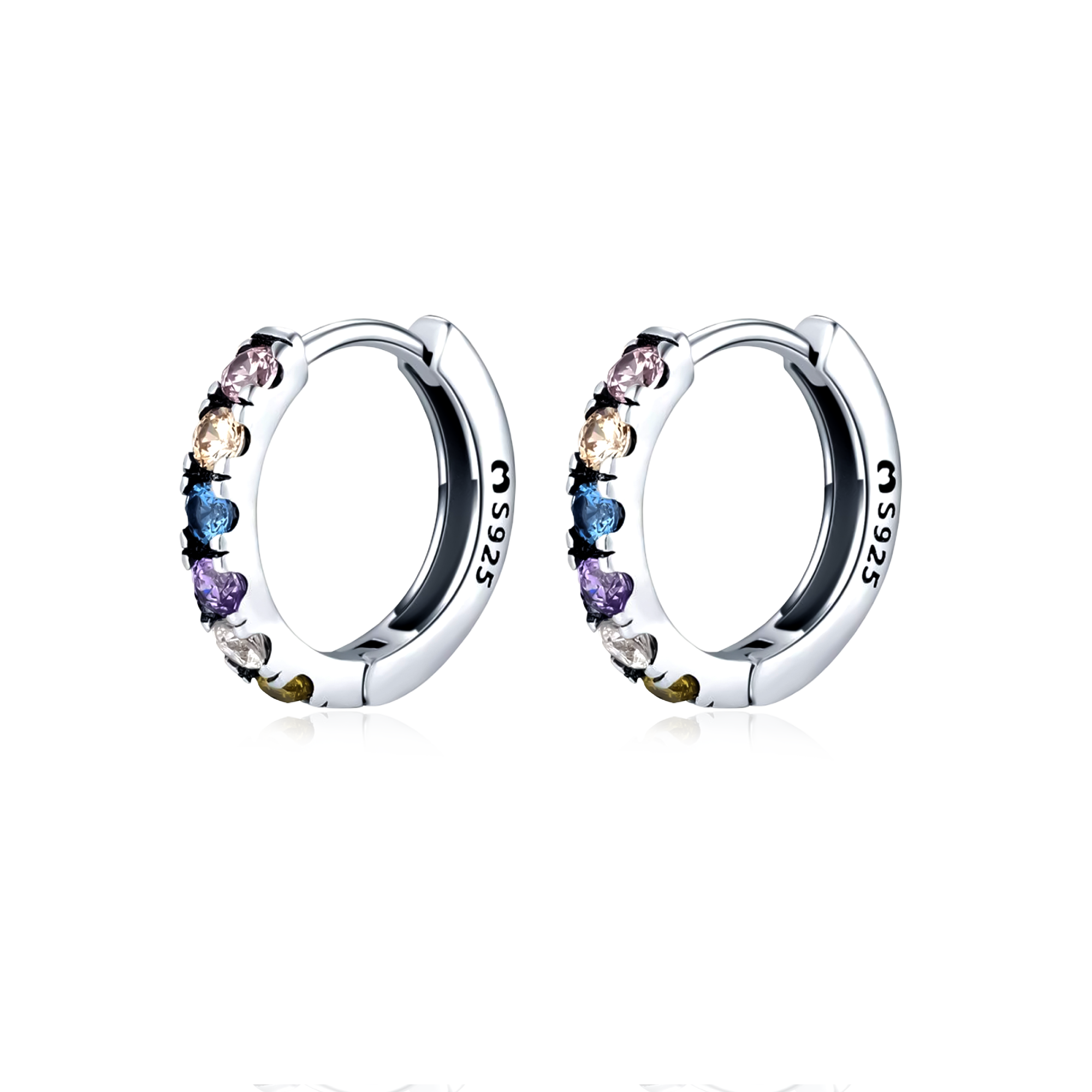 Pendientes Coloridas Circonitas