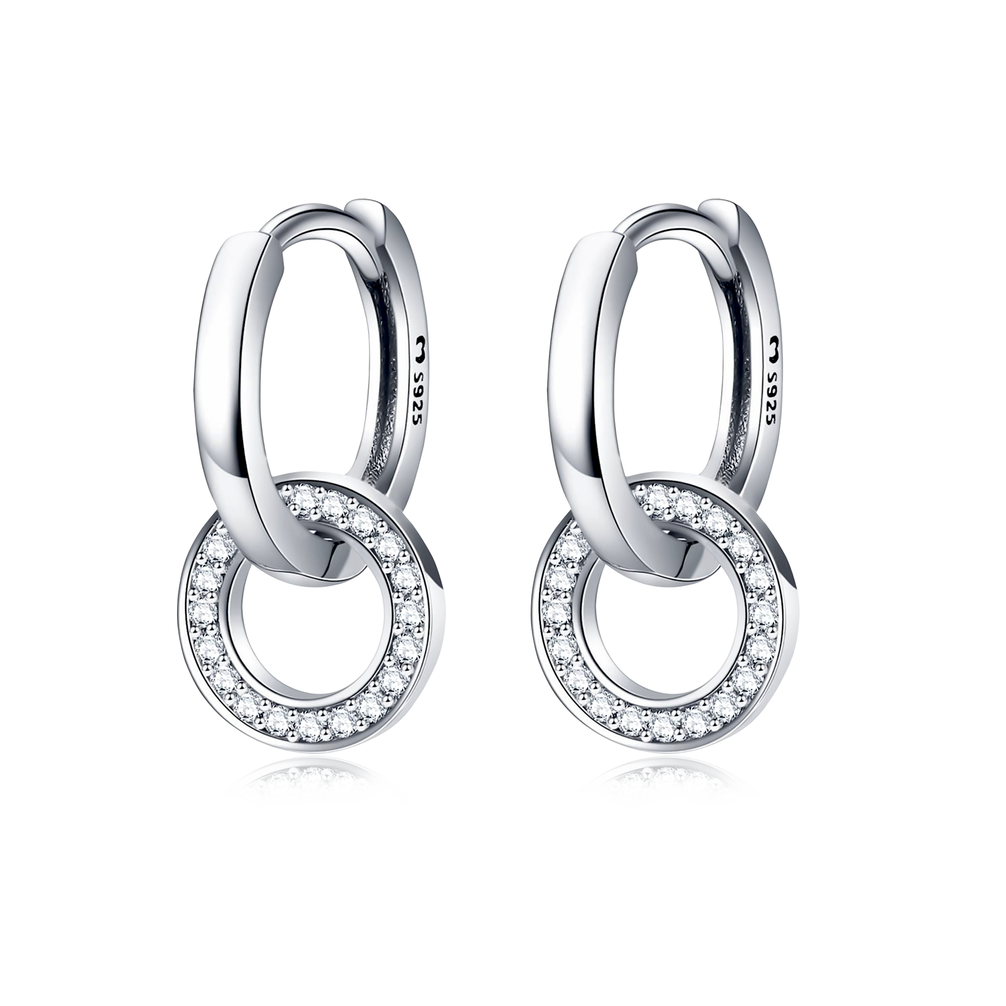 Pendientes Aros Enlazados - LePetiteMarie