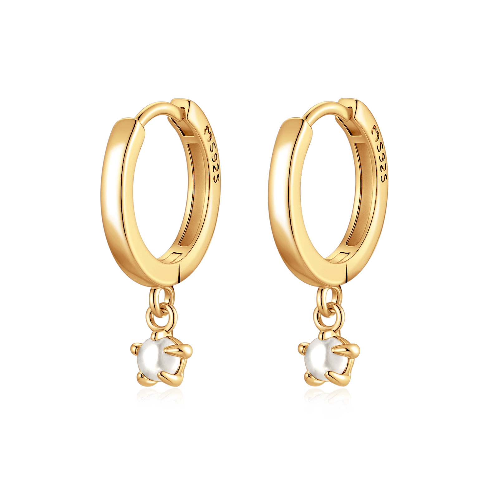 Pendientes Aros Perla