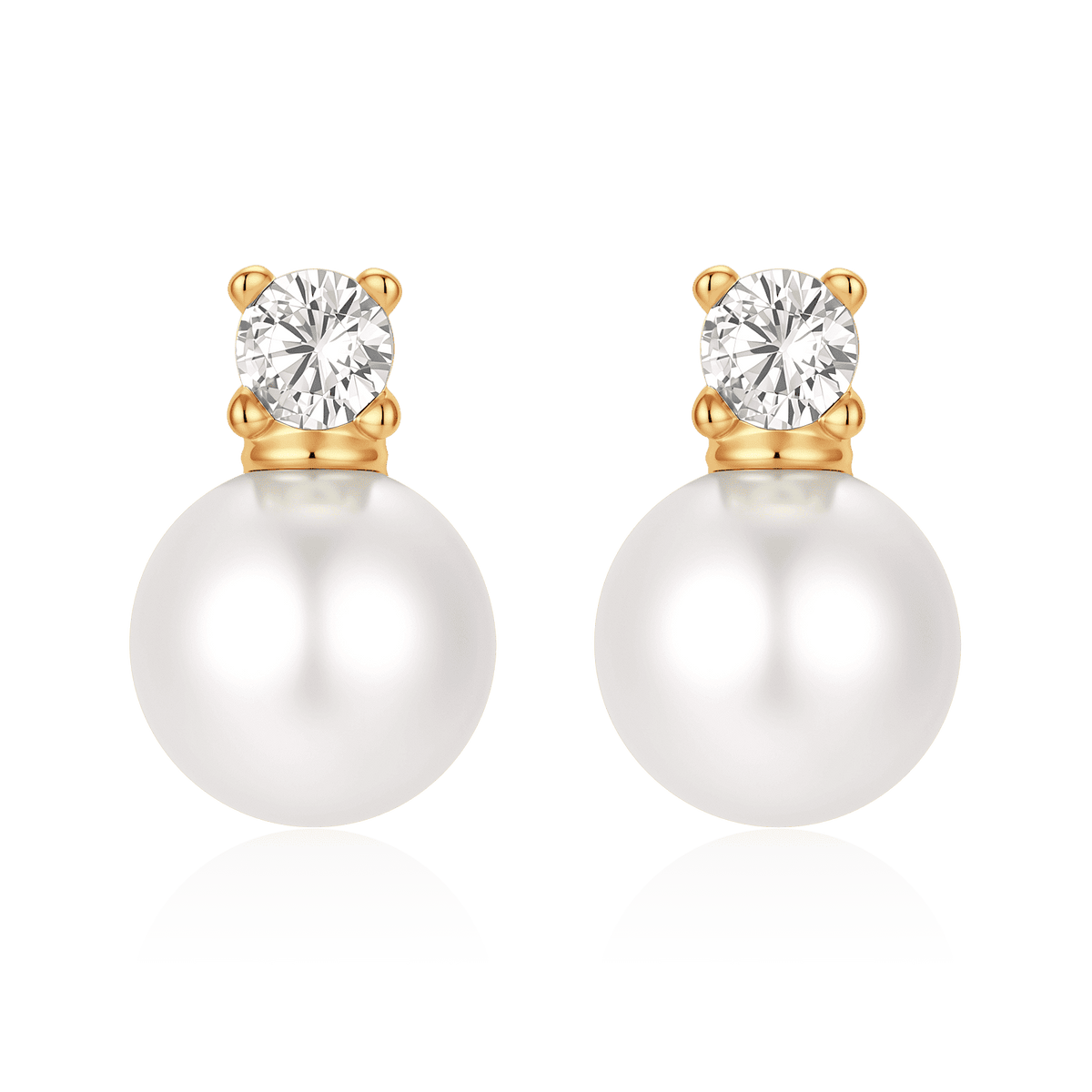 Pendientes Perlas Circonitas