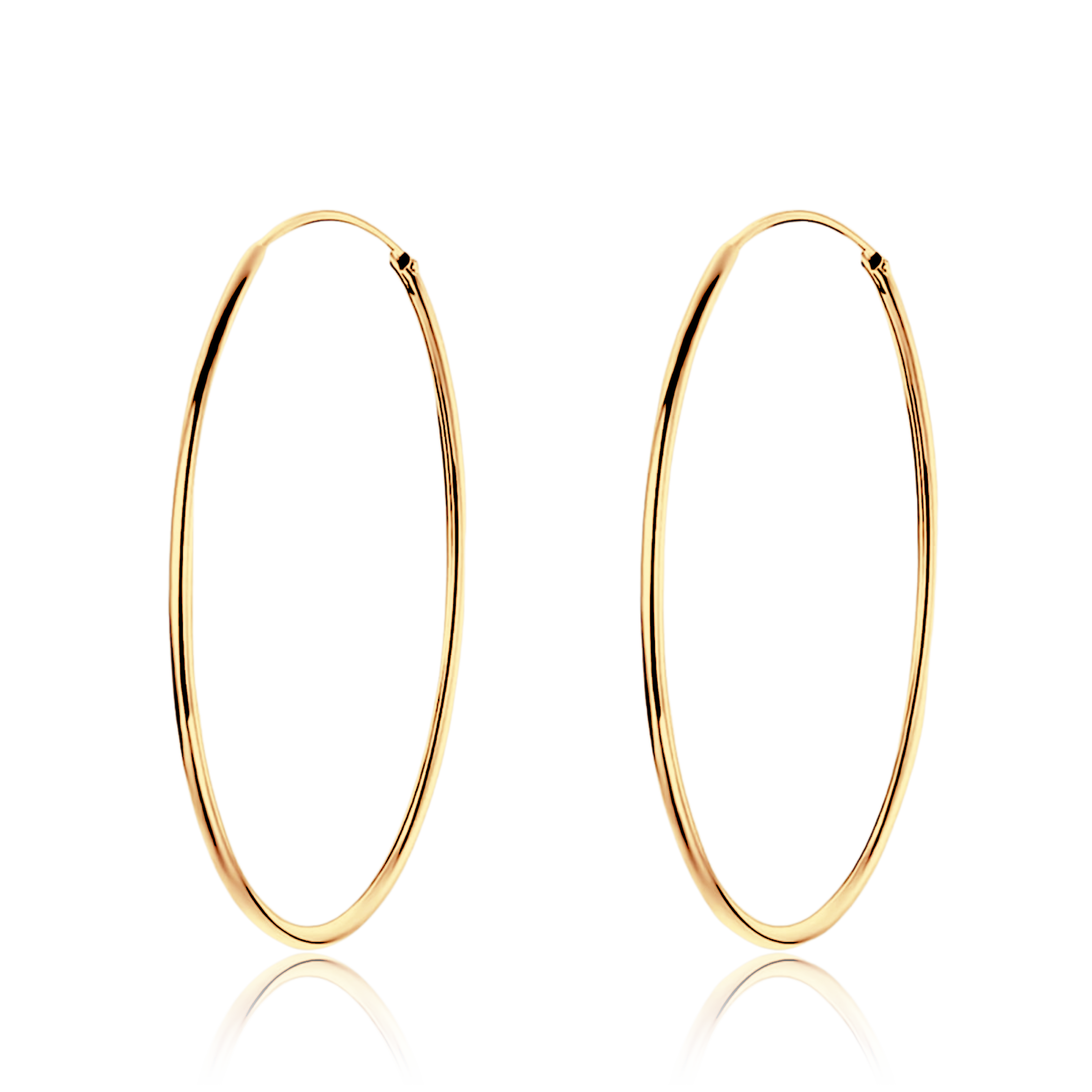 Brincos de argola finos