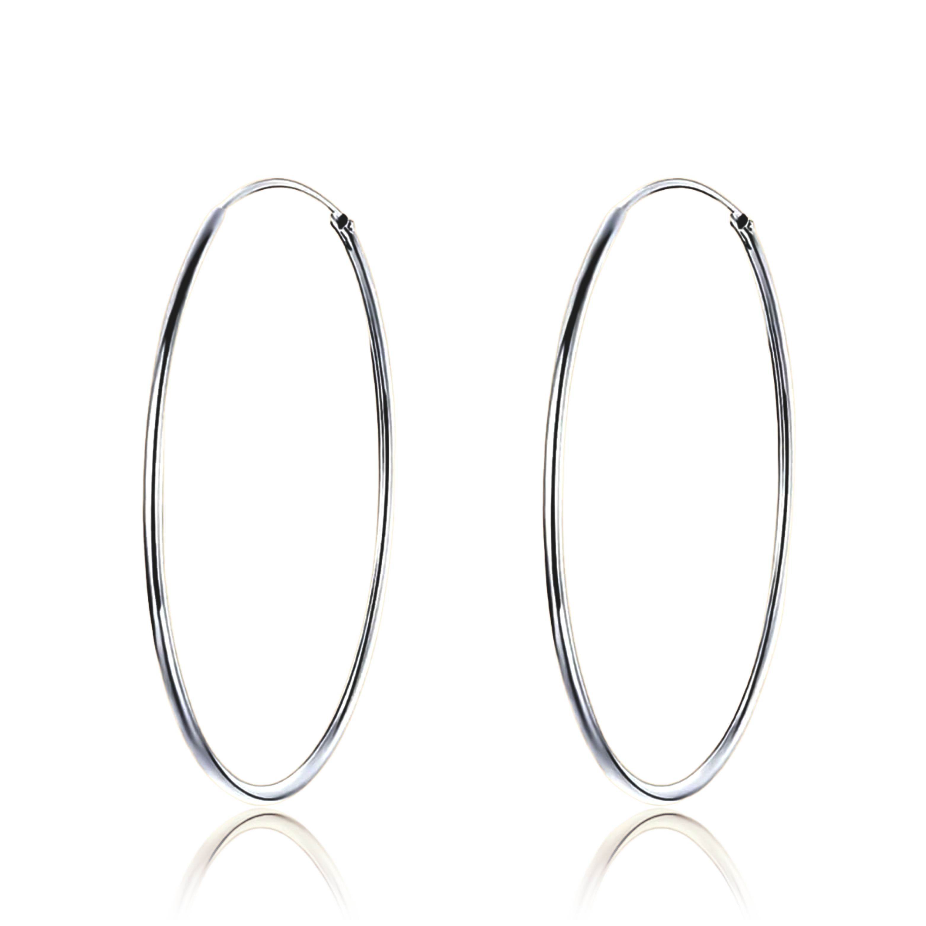 Brincos de argola finos