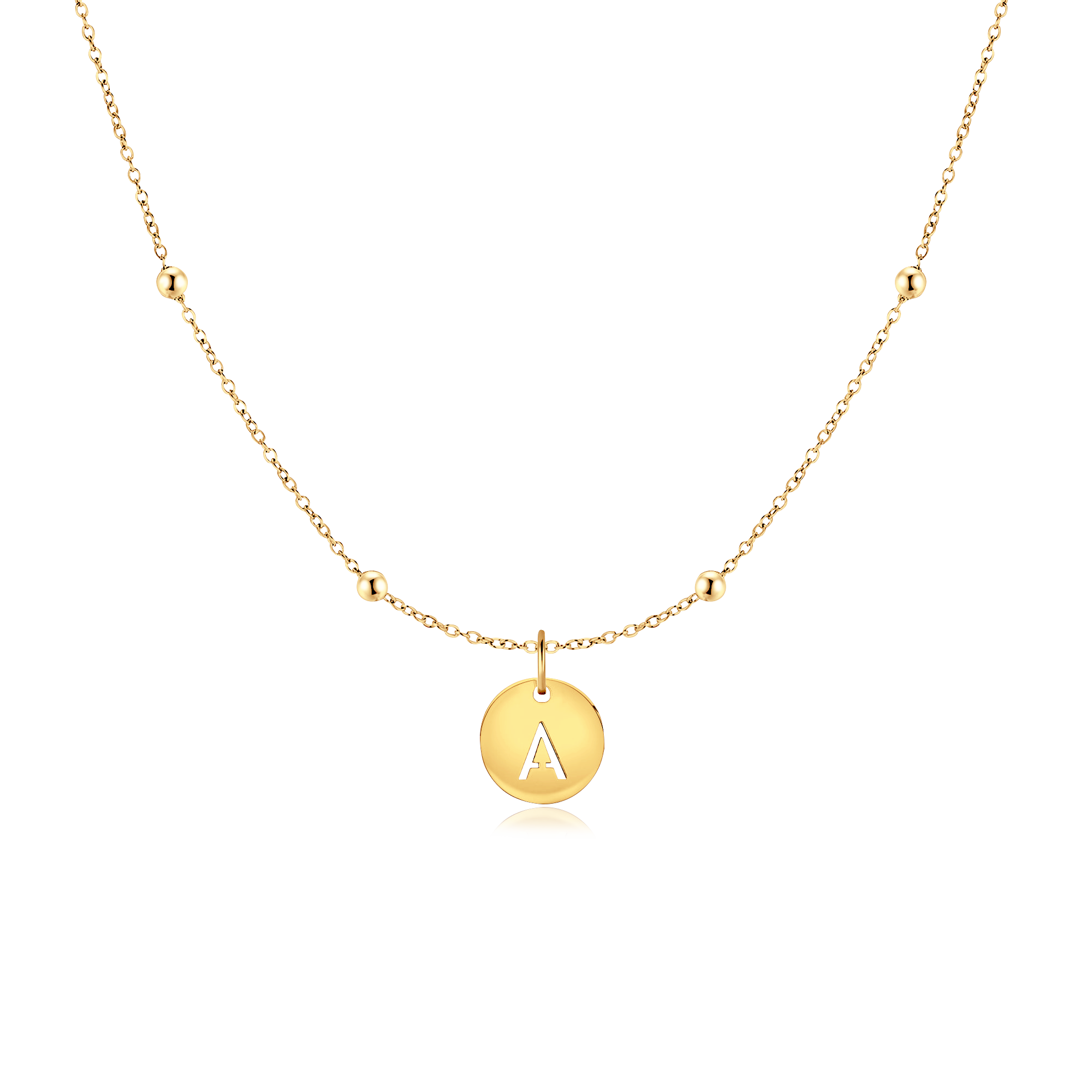 Collar Círculo Inicial - LePetiteMarie