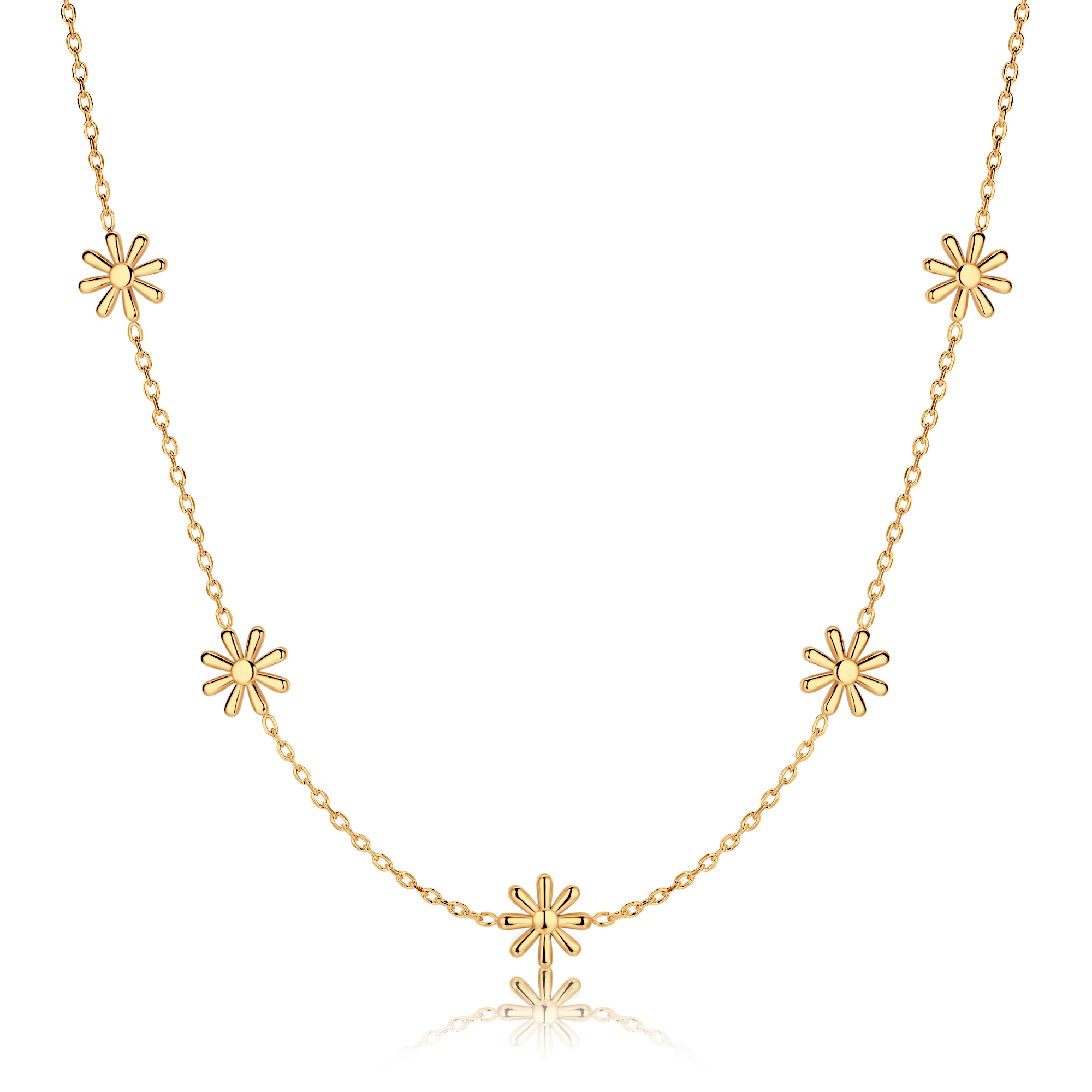 Collar Margaritas Estilizadas