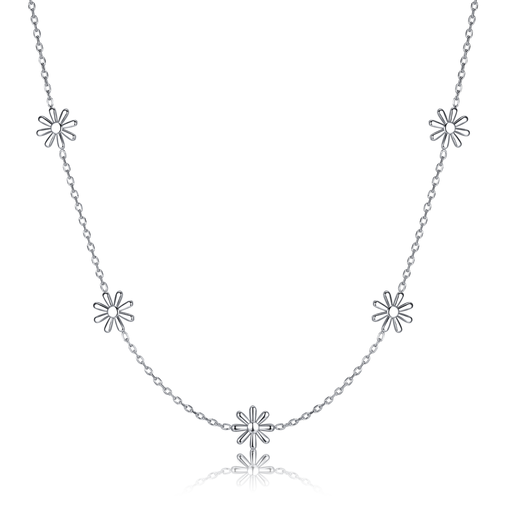 Collar Margaritas Estilizadas