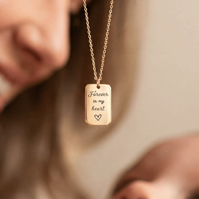 Collar Placa - Personalizado