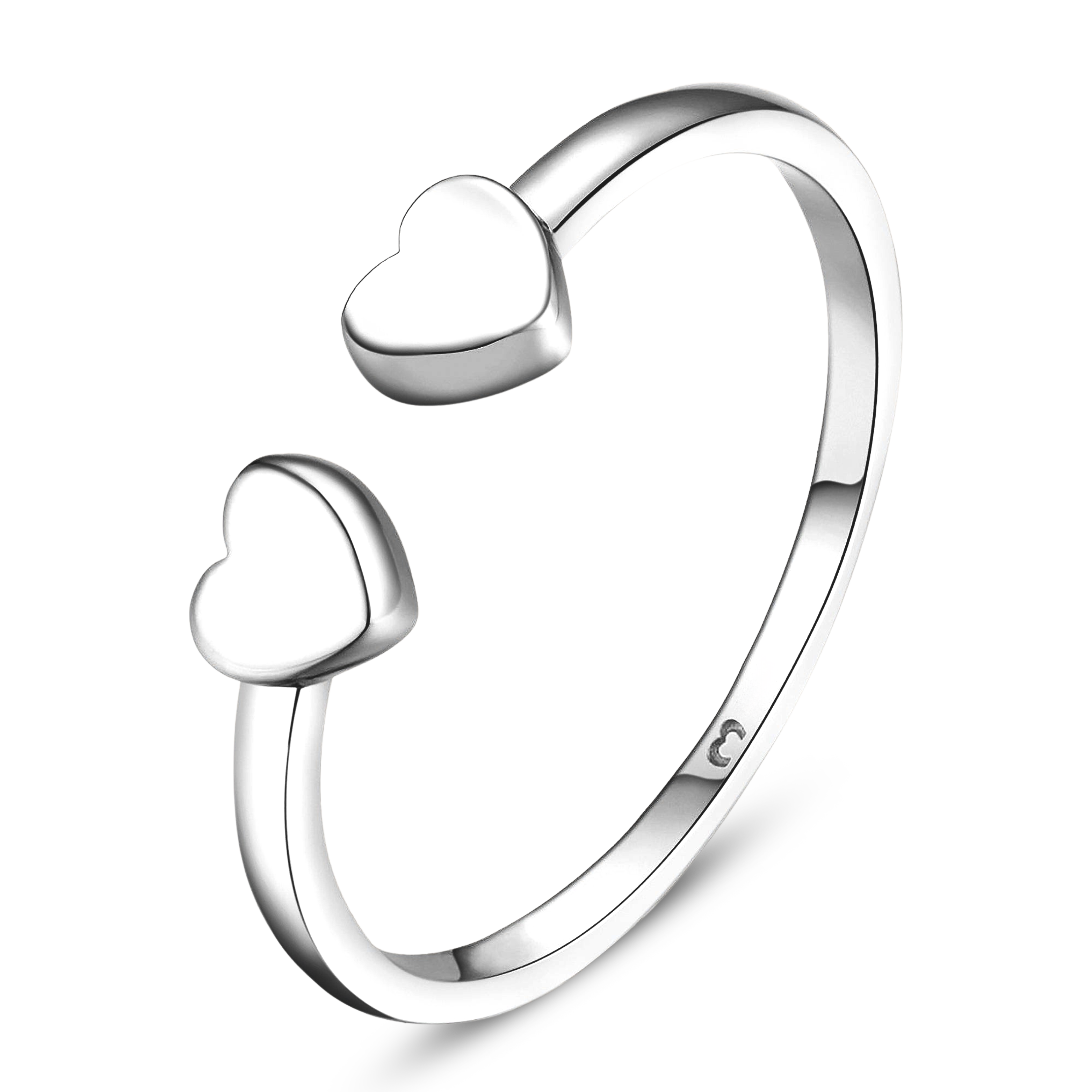 Anillo Duplo Corazón