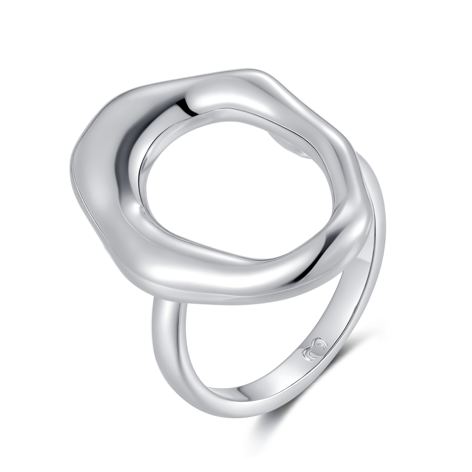 Anillo Círculo Asimétrico