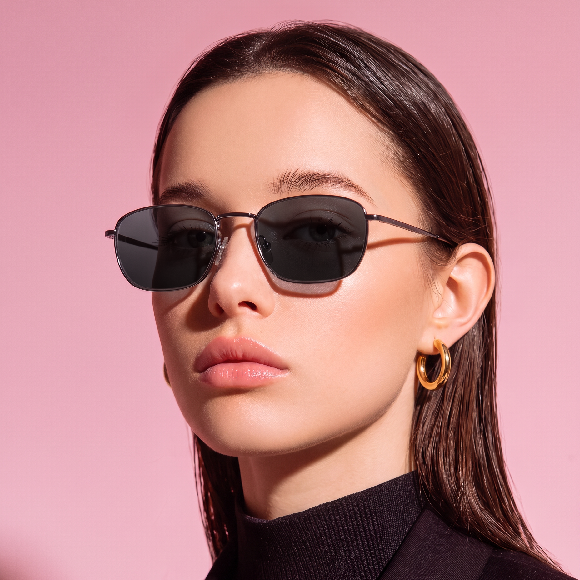 Gafas de Sol Mujer Siren ~ Negra-Negra