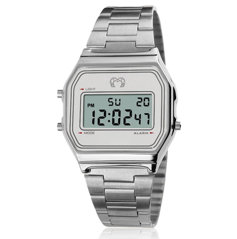 Reloj Digital Vintage ~ Plata - LePetiteMarie