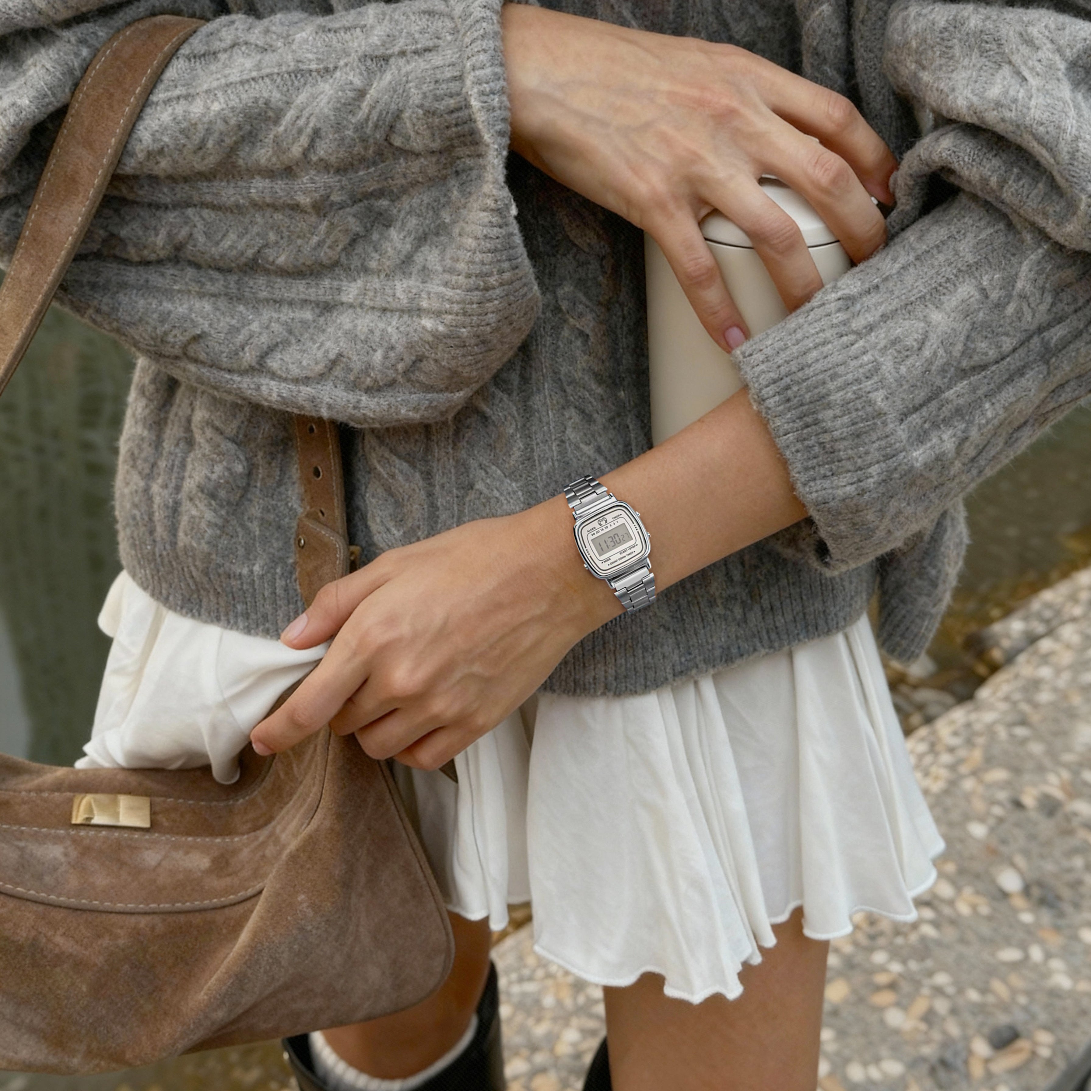 Reloj Vintage Mini ~ Silver