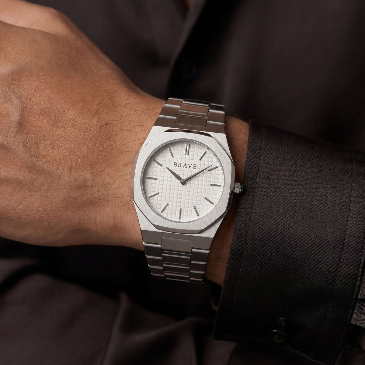Reloj BRAVE ~ Empire Silver-White