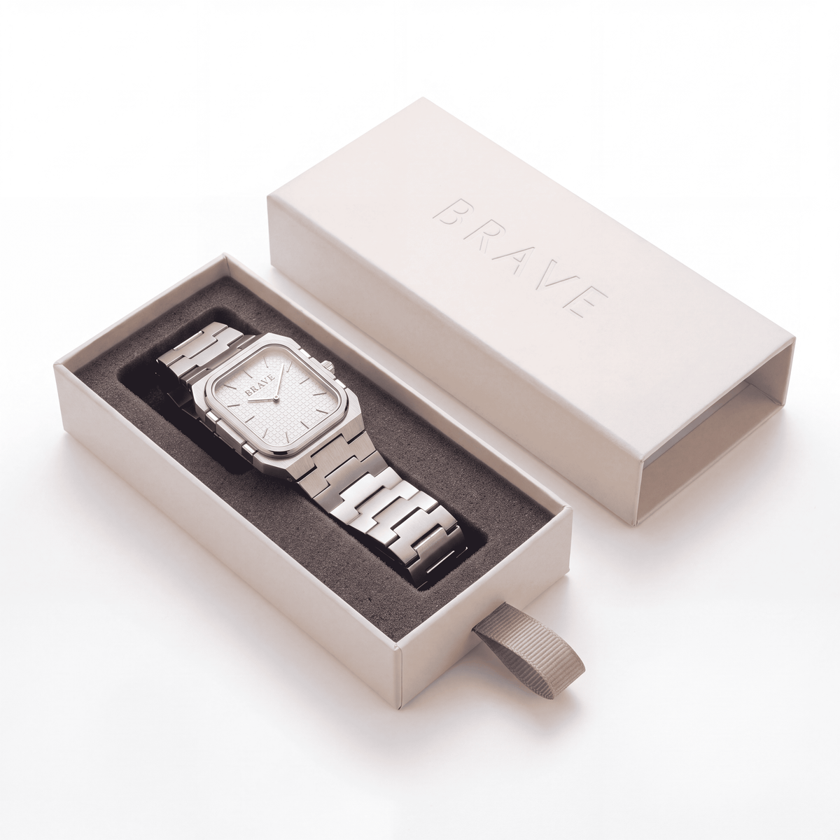 Reloj BRAVE ~ Brando Silver-White