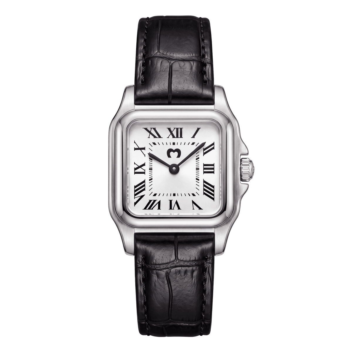 Reloj ~ Europa CUERO Silver-White