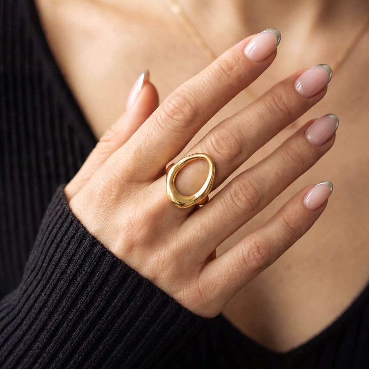 Anillo Círculo Asimétrico - LePetiteMarie