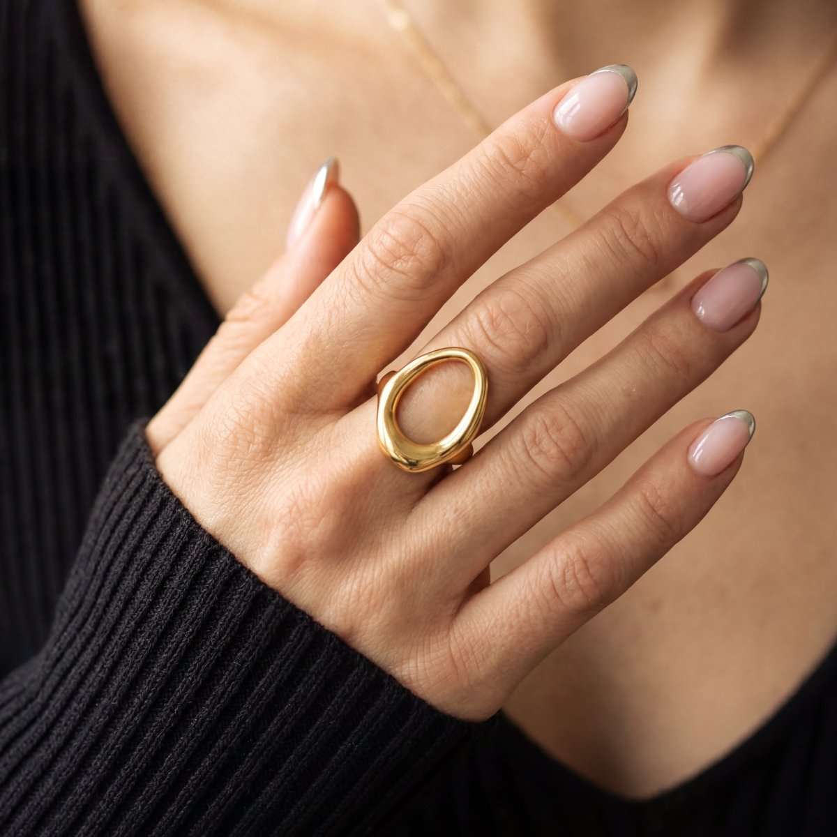 Anillo Círculo Asimétrico - LePetiteMarie