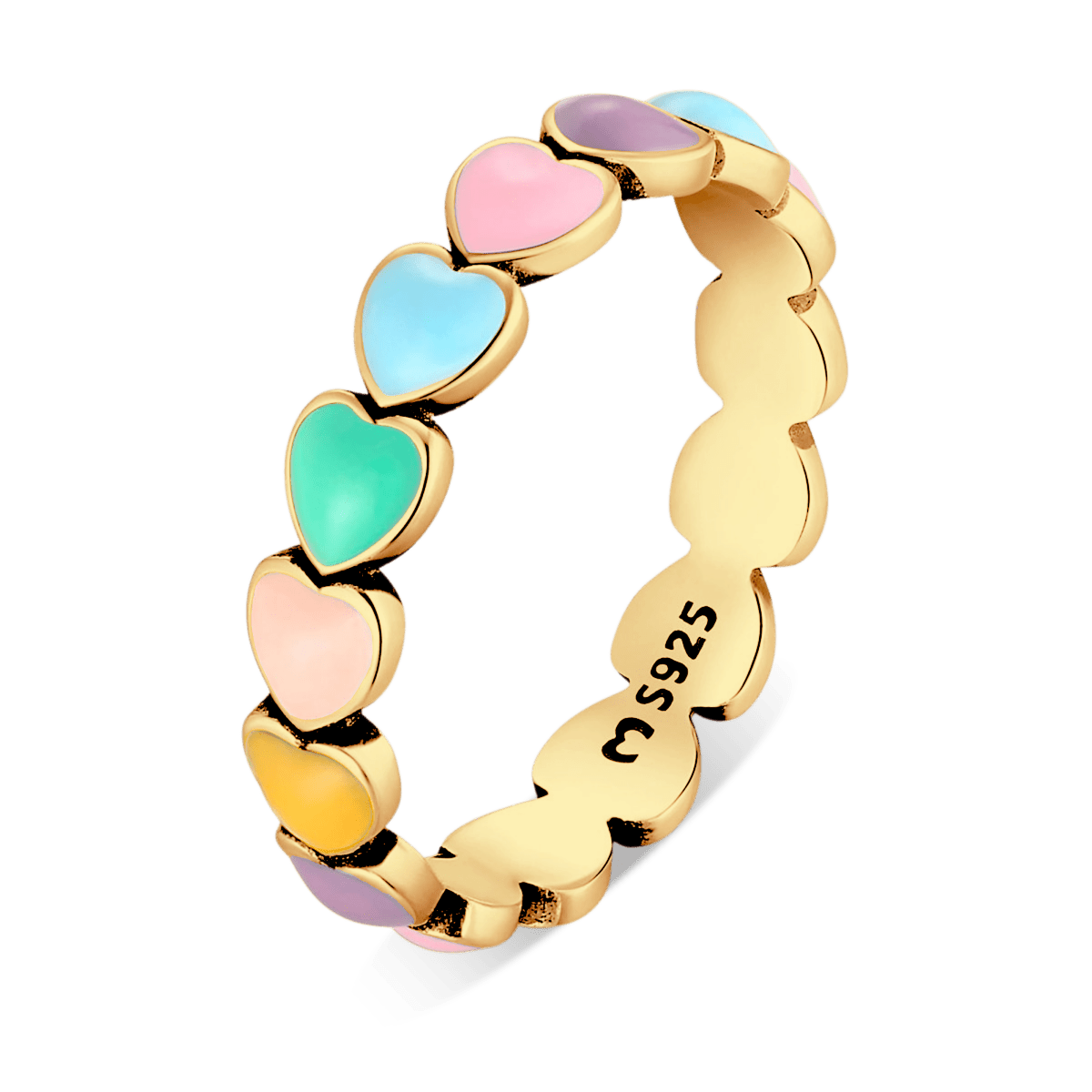 Anillo Colorful Hearts - LePetiteMarie