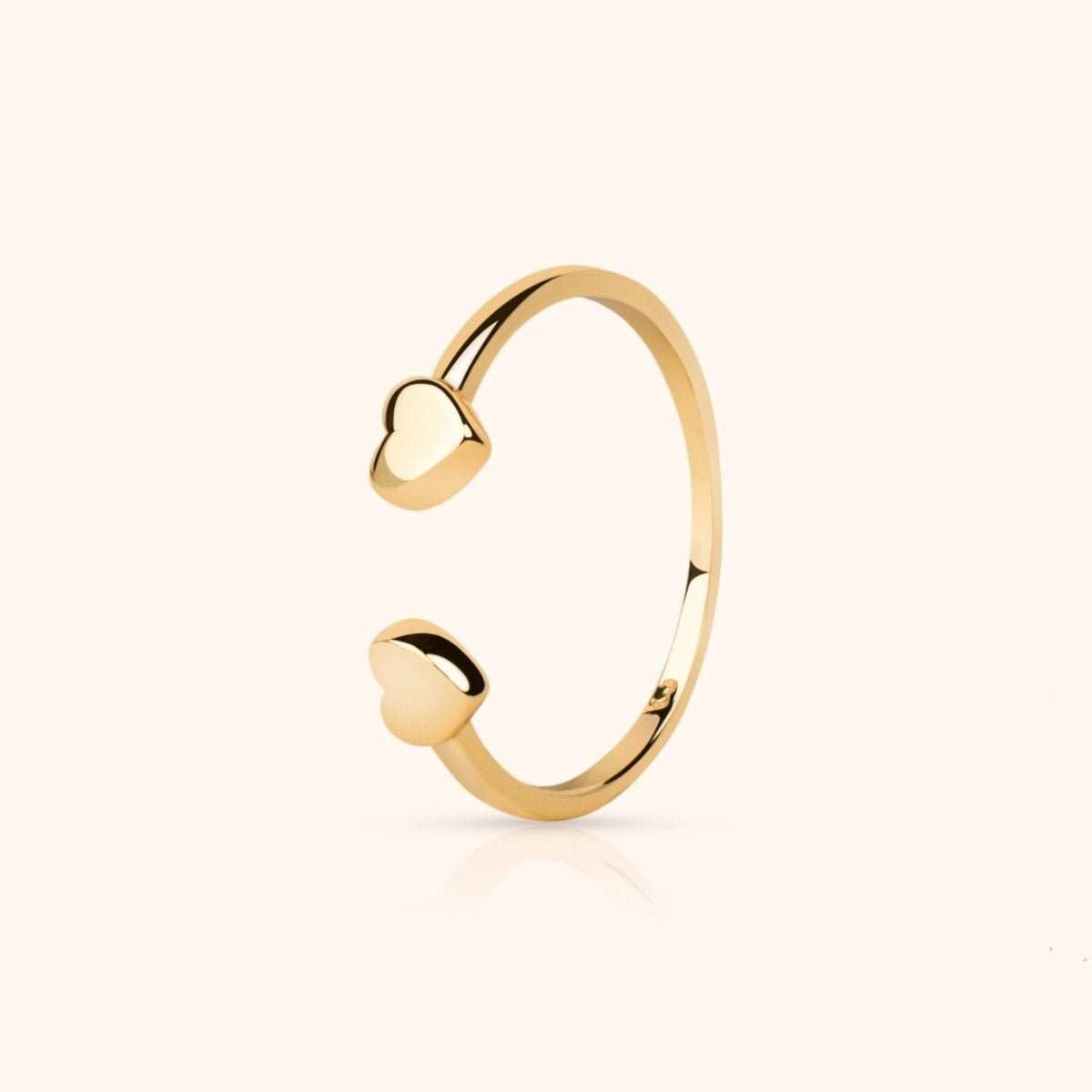 Anillo Duplo Corazón - LePetiteMarie