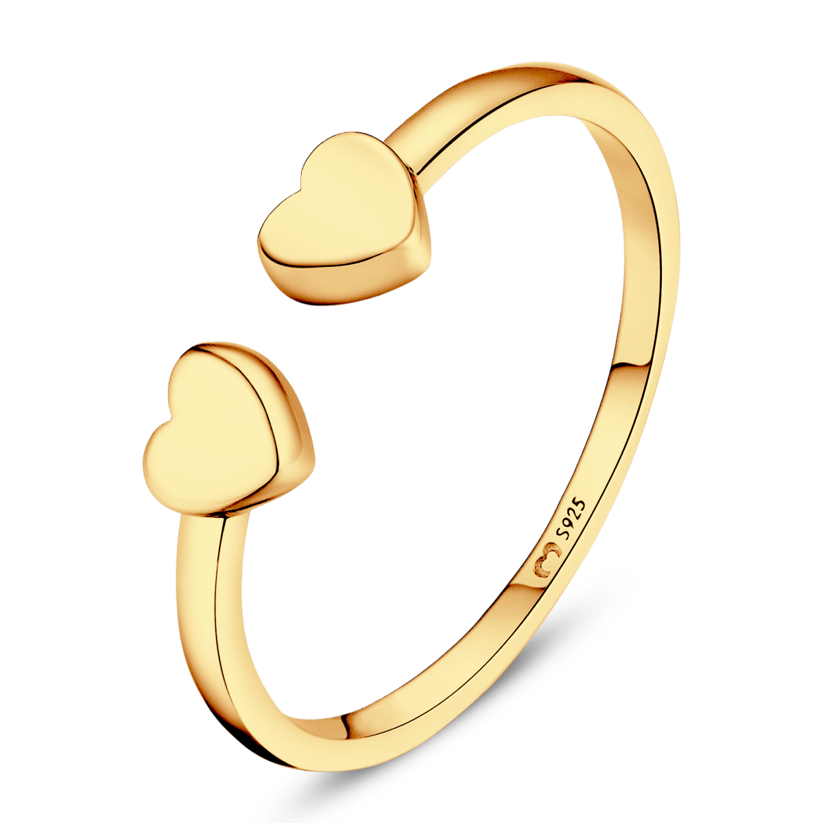 Anillo Duplo Corazón - LePetiteMarie