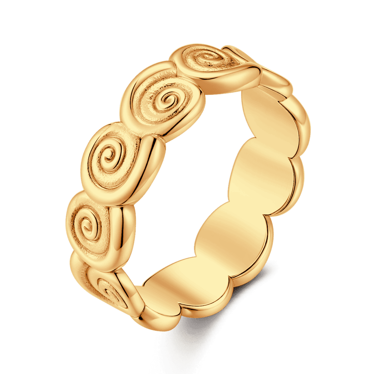 Anillo Espirales Continuos - LePetiteMarie