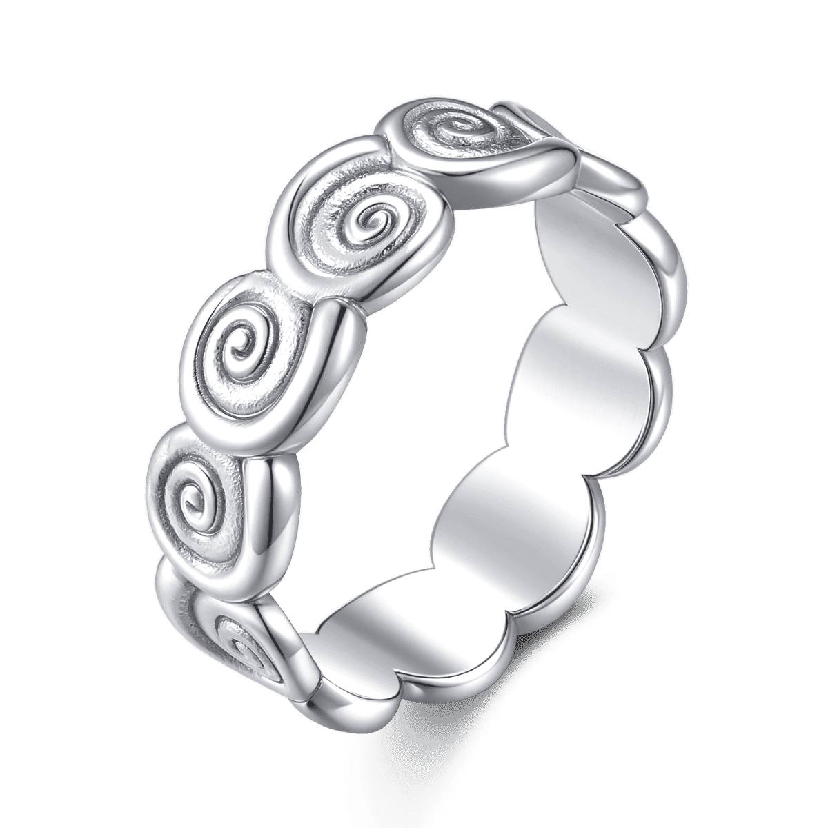 Anillo Espirales Continuos - LePetiteMarie