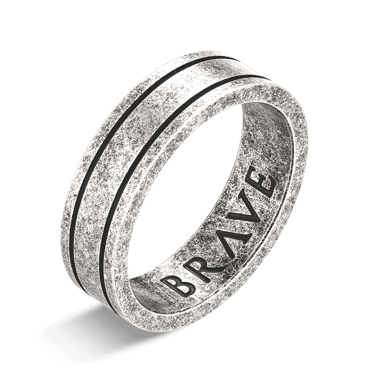 Anillo Hombre BRAVE Basalto - LePetiteMarie