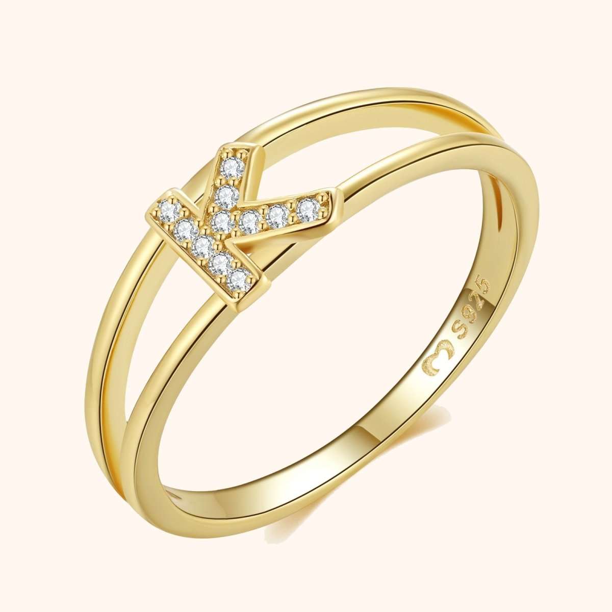 Anillo Iniciales Doradas - LePetiteMarie