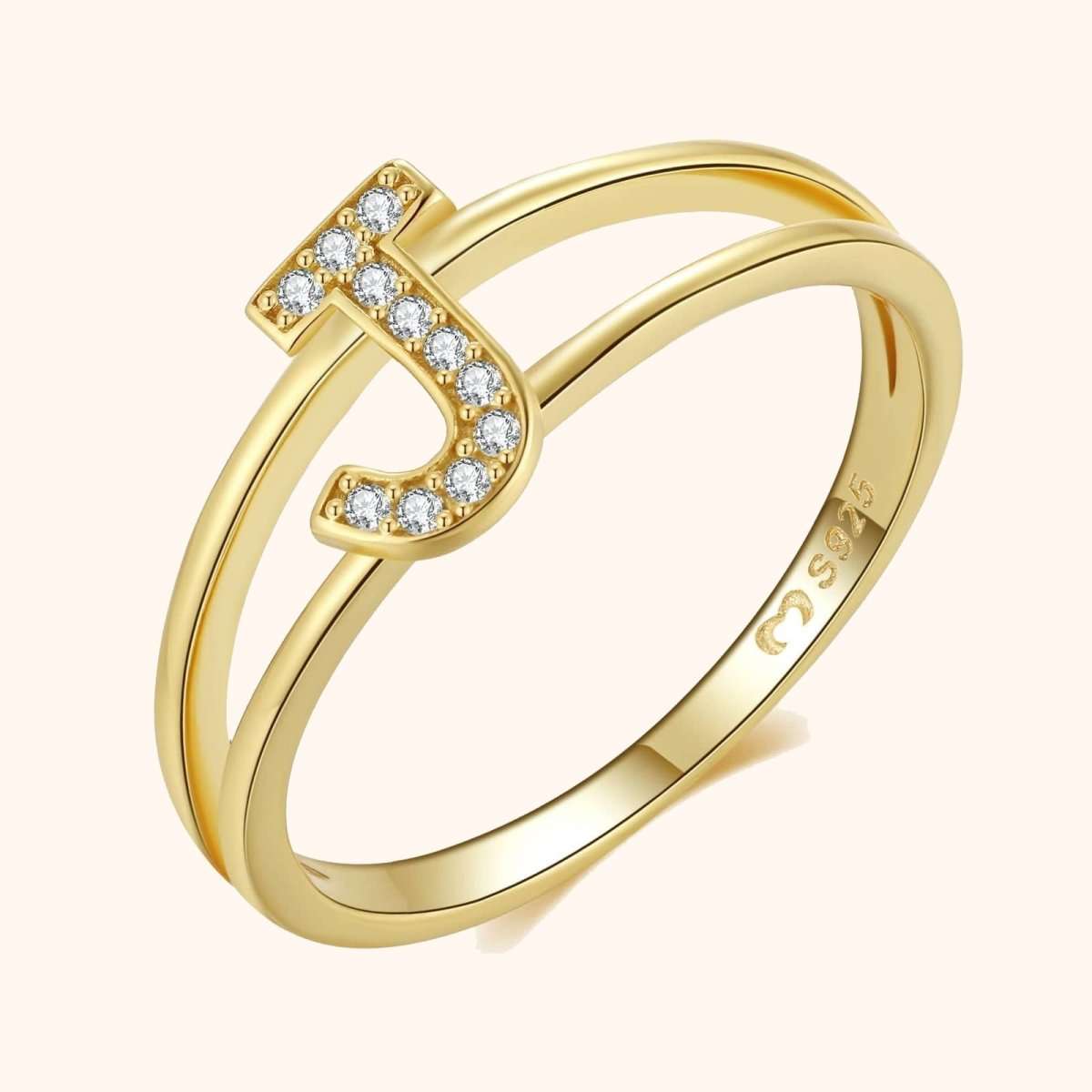 Anillo Iniciales Doradas - LePetiteMarie