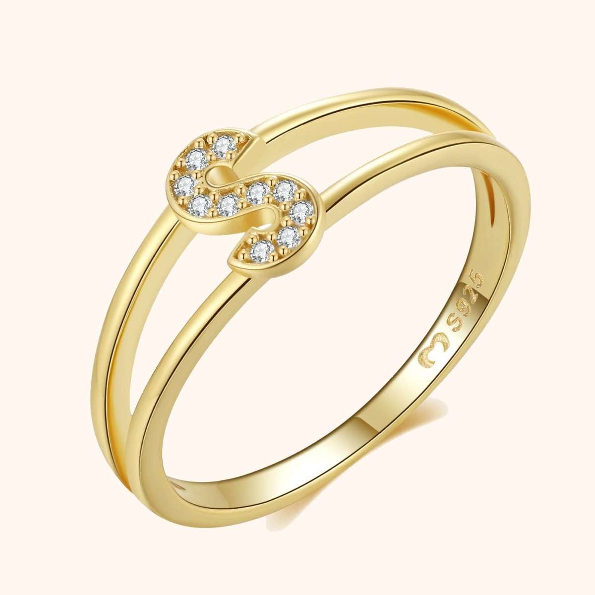 Anillo Iniciales Doradas - LePetiteMarie