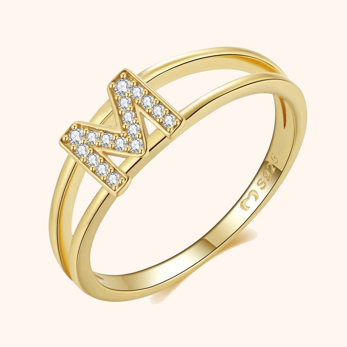 Anillo Iniciales Doradas - LePetiteMarie