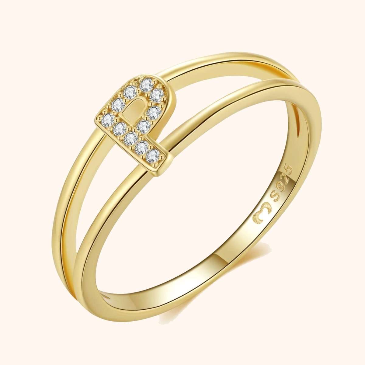 Anillo Iniciales Doradas - LePetiteMarie