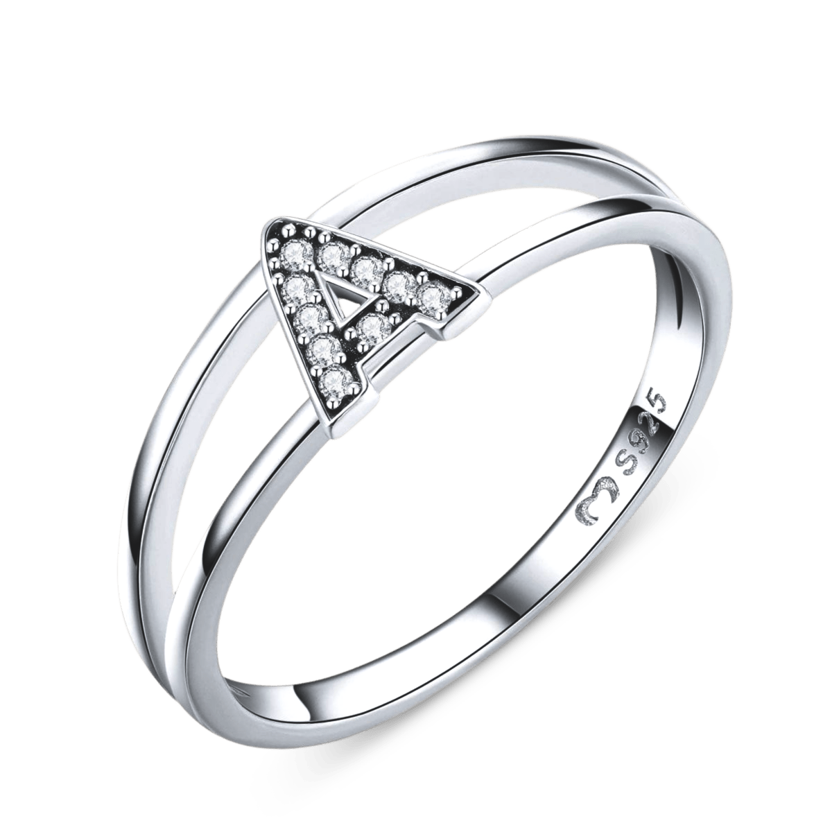 Anillo Iniciales Plateadas - LePetiteMarie