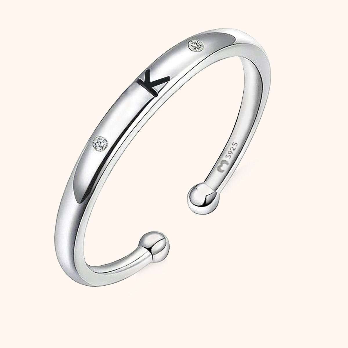 Anillo Initial Letter - LePetiteMarie