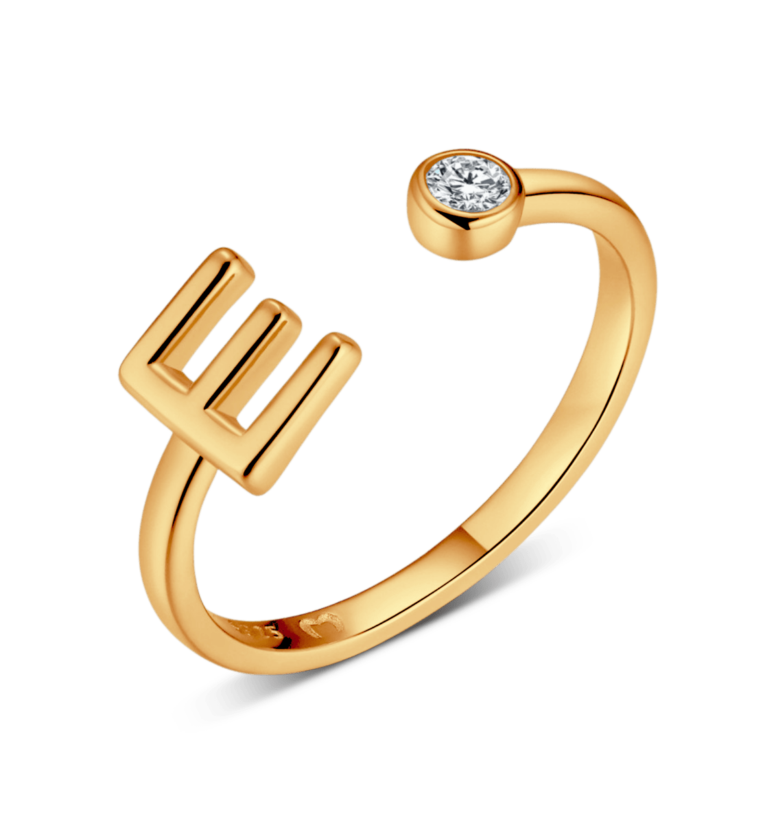 Anillo Top Letter - LePetiteMarie