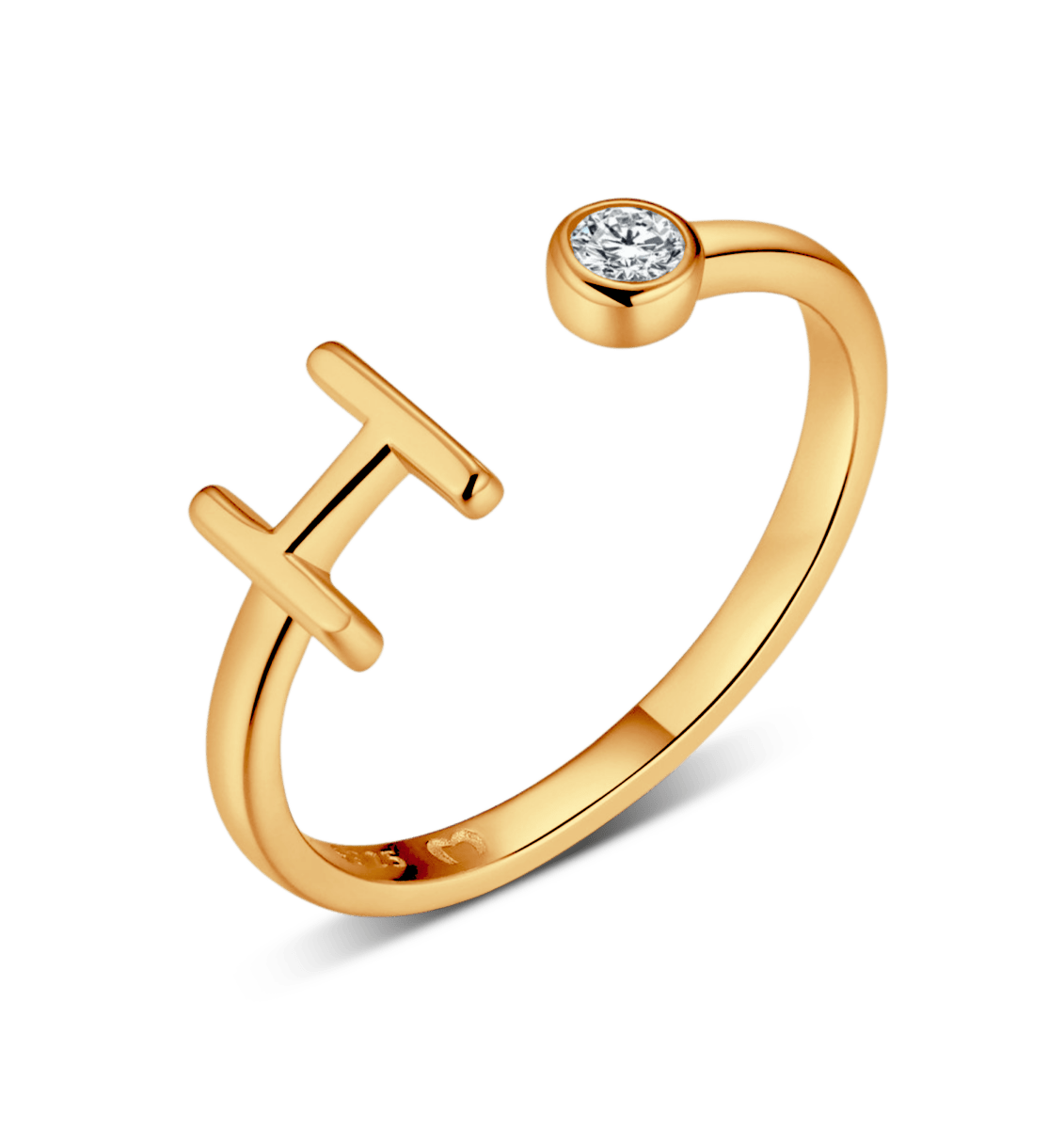 Anillo Top Letter - LePetiteMarie