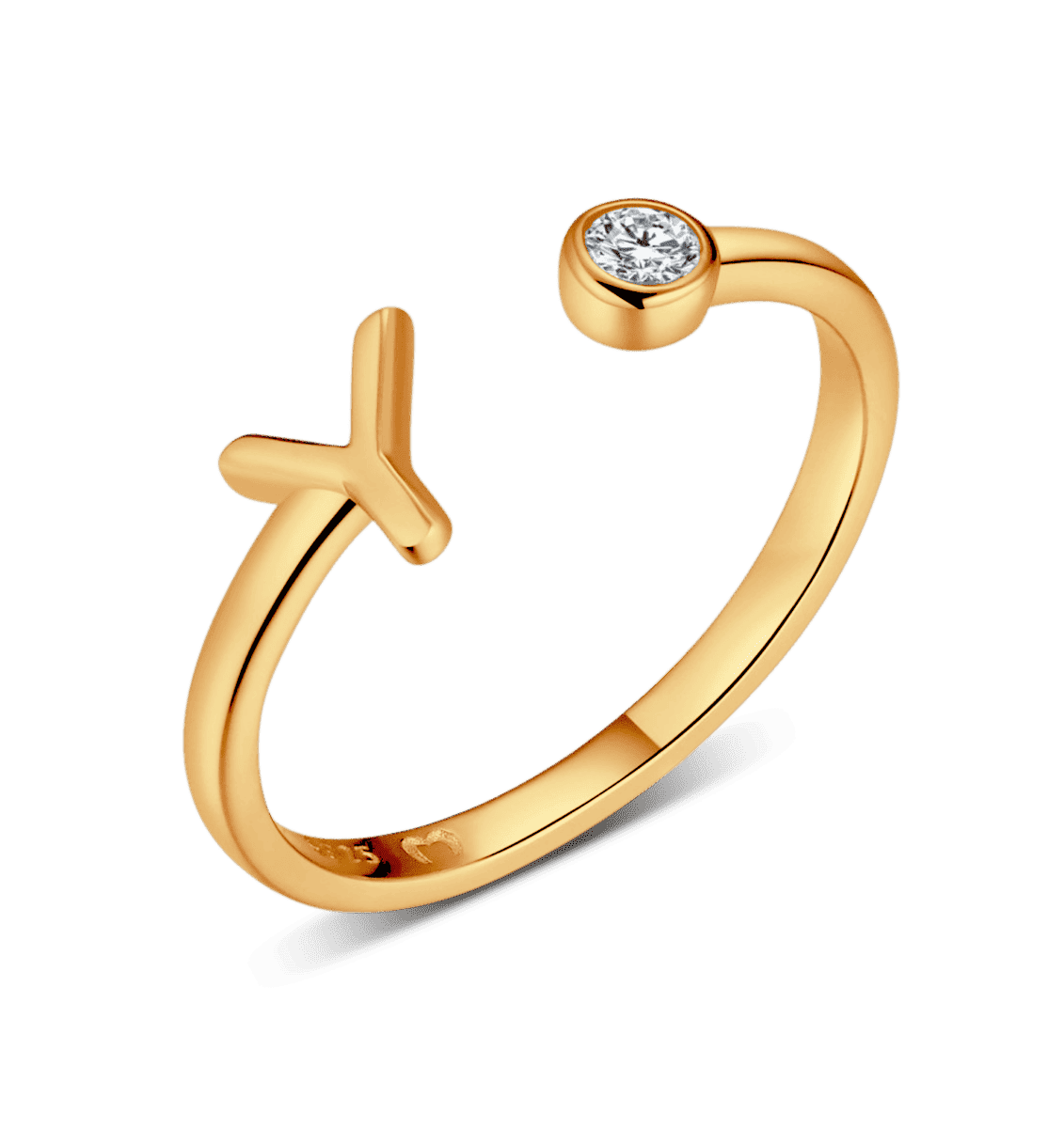 Anillo Top Letter - LePetiteMarie