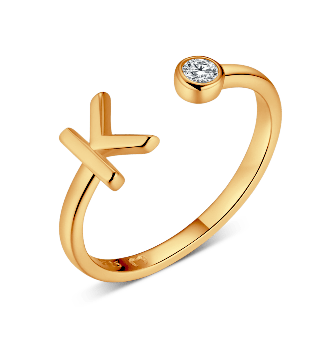 Anillo Top Letter - LePetiteMarie