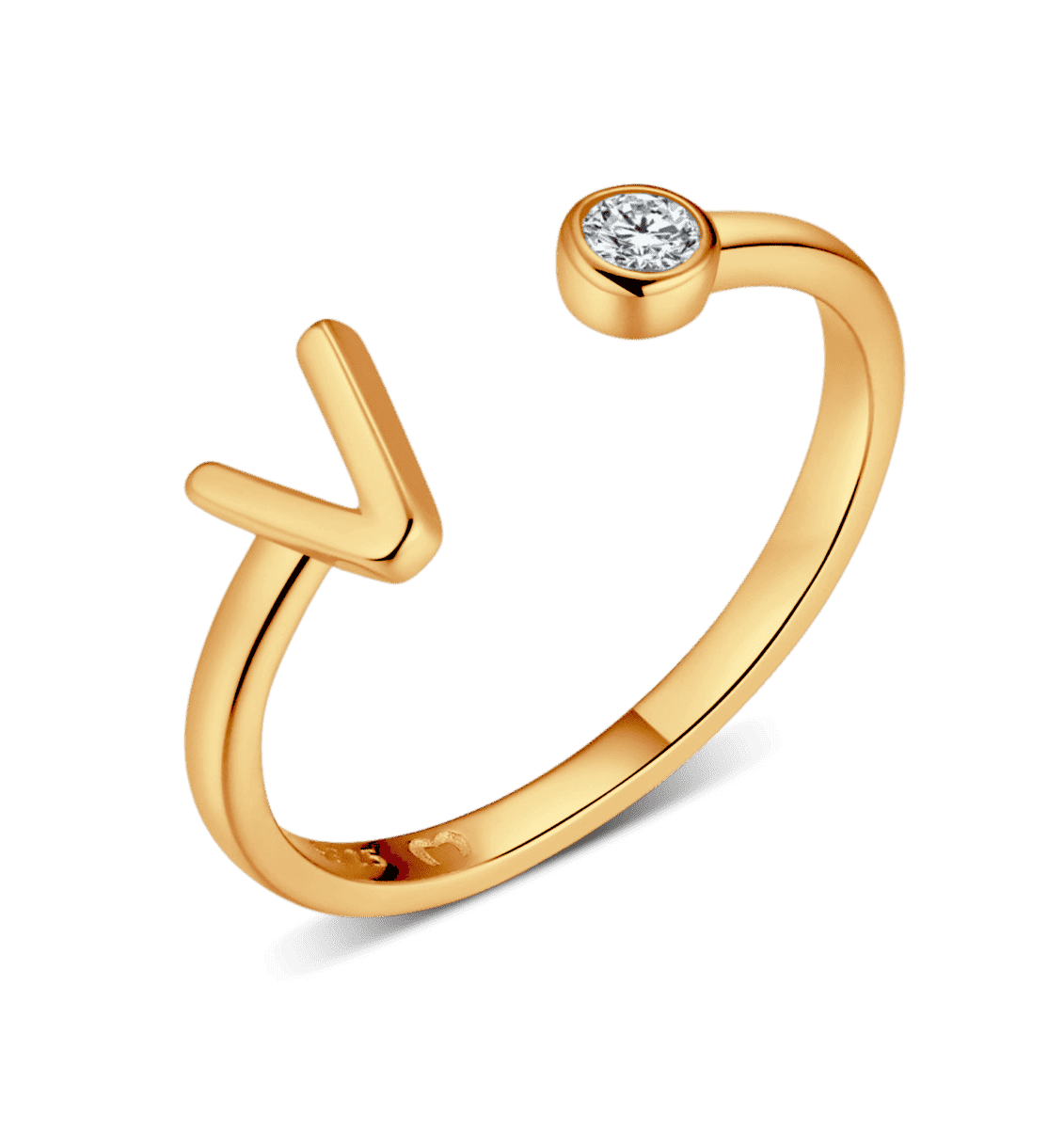 Anillo Top Letter - LePetiteMarie