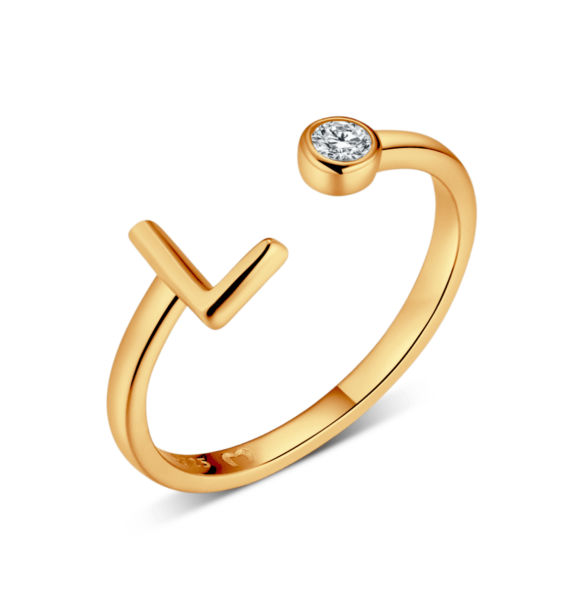 Anillo Top Letter - LePetiteMarie