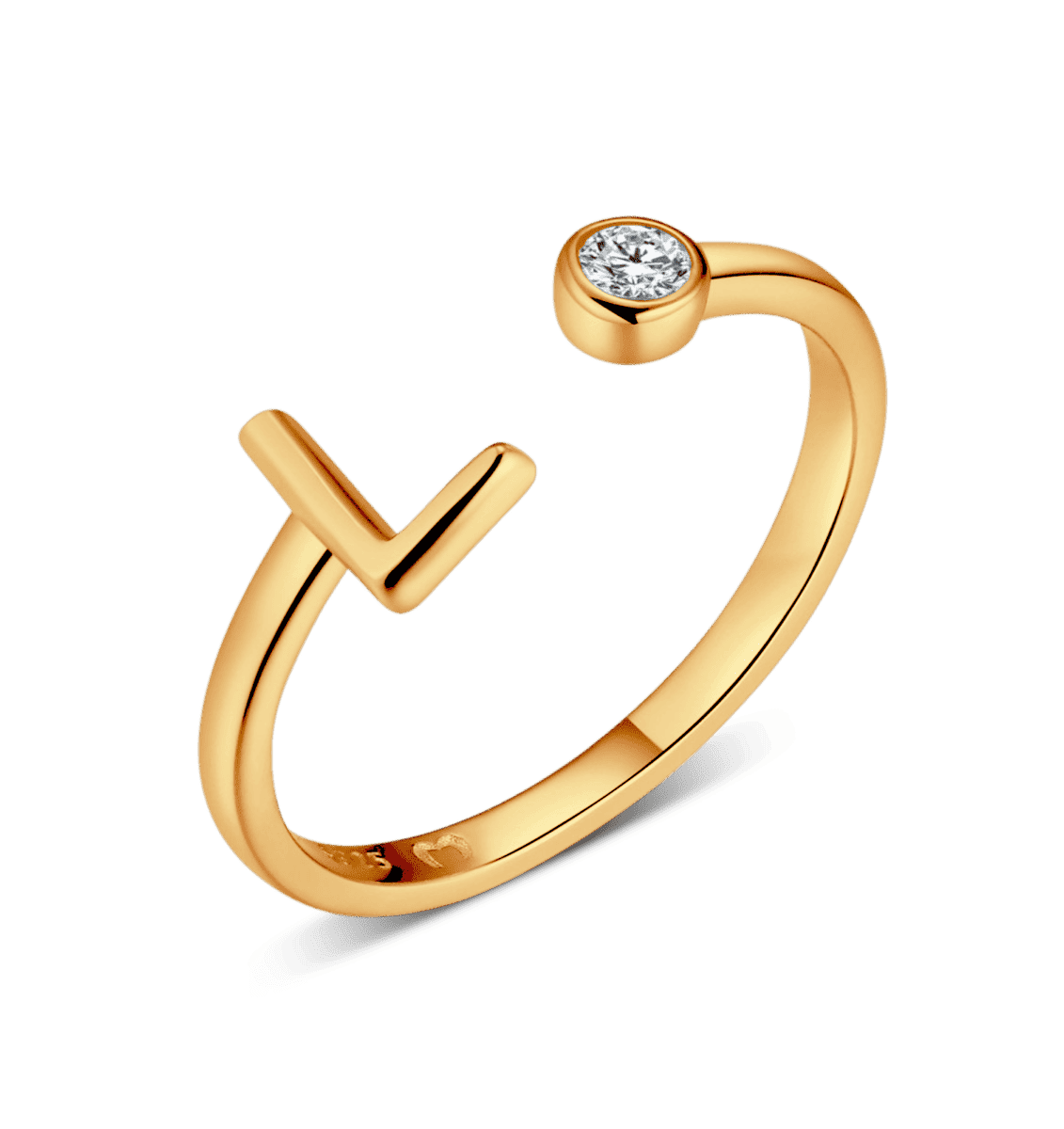 Anillo Top Letter - LePetiteMarie