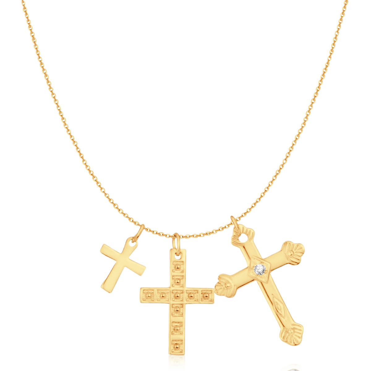 Collar 3 Cruces - LePetiteMarie