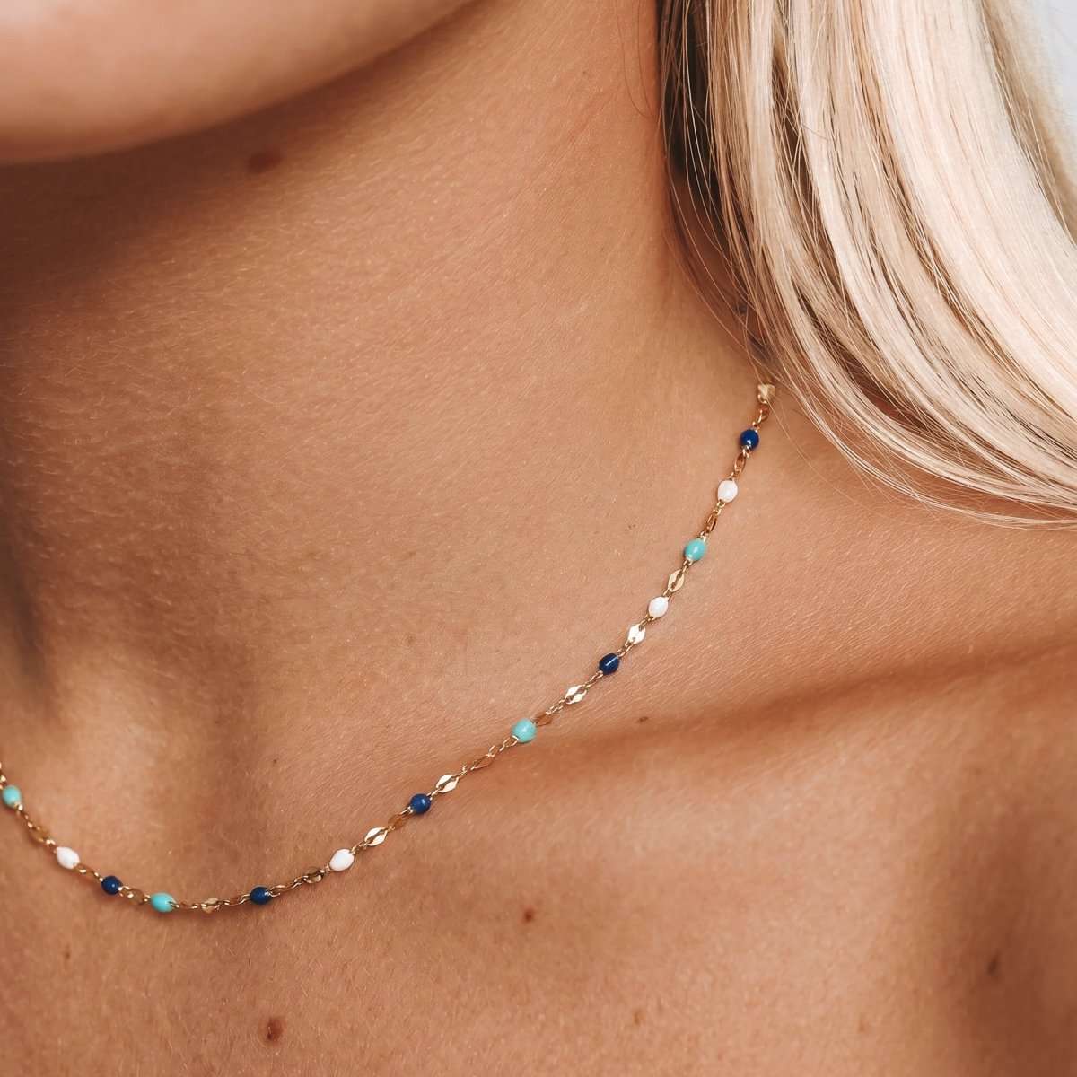 Collar Azul Pintoresco - LePetiteMarie